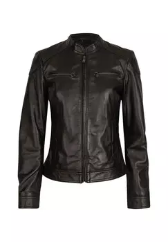 Кожаная куртка СЕГРЕТА 7eleven, черный