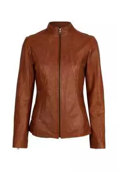 Кожаная куртка sejacky 7Eleven, цвет cognac