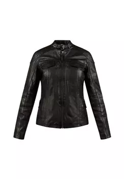 Кожаная куртка СЕМИЛА 7eleven, черный