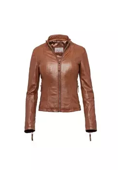 Кожаная куртка SEПенелопа 7eleven, коричневый