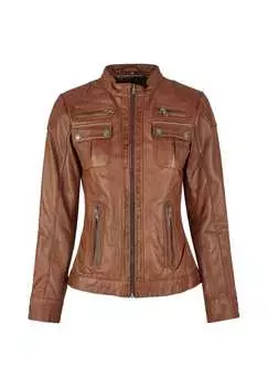 Кожаная куртка seperformance 7Eleven, цвет cognac