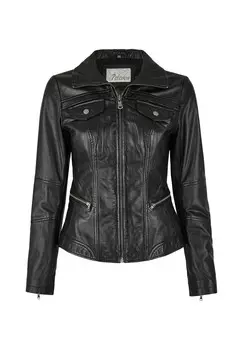 Кожаная куртка СЕРАМОНА 7eleven, черный