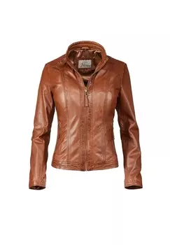 Кожаная куртка SEURsula2 7eleven, коньячный