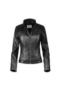 Кожаная куртка seursula 7Eleven, черный