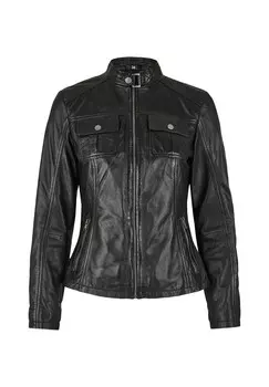 Кожаная куртка СЕЖАННА 7eleven, черный