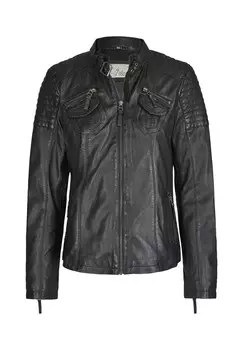 Кожаная куртка СЕЗИЗА 7eleven, черный