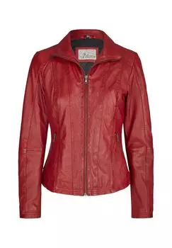 Кожаная куртка СИЛЛИ 7eleven, красный