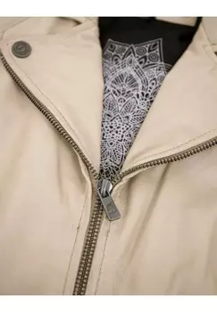 Кожаная куртка SMILLA-2 Lederjacken24, бежевый