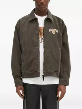 Кожаная куртка соседского типа Neighborhood, зеленый