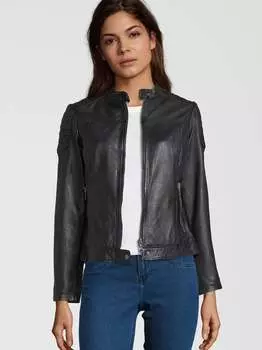 Кожаная куртка tally 7 Eleven, черный