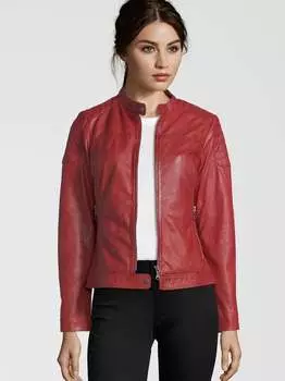 Кожаная куртка tally 7 Eleven, красный