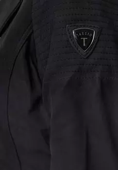 Кожаная куртка Tazzio, черный