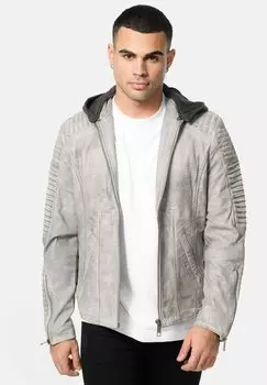 Кожаная куртка Tazzio, цвет grau crust