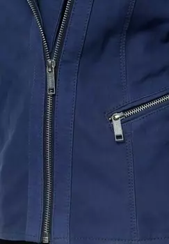 Кожаная куртка Tazzio, синий