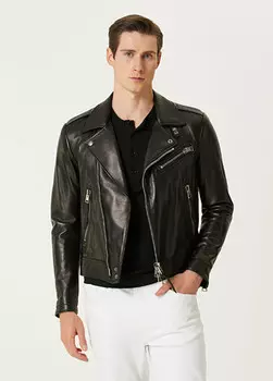 Кожаная куртка Tom Ford, черный