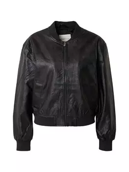 Кожаная куртка TOM TAILOR DENIM Between-Season Jacket, черный