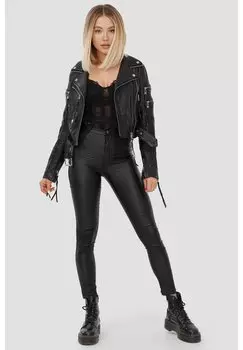 Кожаная куртка Trueprodigy IZZY, цвет Black