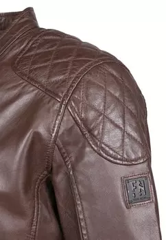 Кожаная куртка TYLER Freaky Nation, коричневый