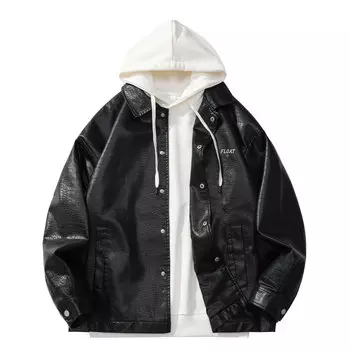 Кожаная куртка унисекс FLOAT, цвет Black