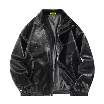 Кожаная куртка унисекс Fuerza, фиолетовый