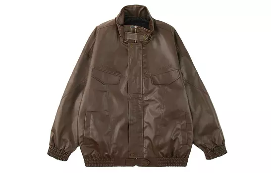 Кожаная куртка унисекс ICH MODE, Черный