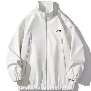 Кожаная куртка унисекс Jeep, черный