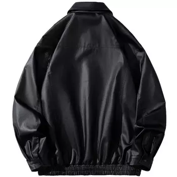 Кожаная куртка унисекс Jeep, цвет Coffee