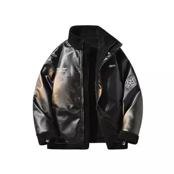 Кожаная куртка унисекс KW, Ecru