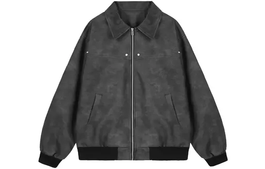 Кожаная куртка унисекс OWOX, Черный