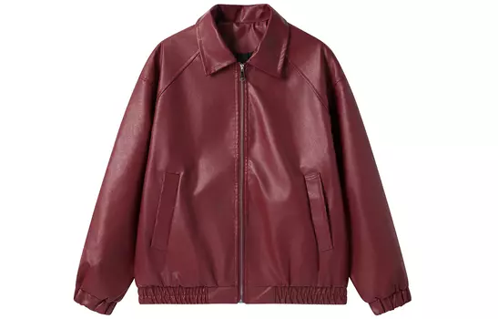 Кожаная куртка унисекс ZMOH, Черный