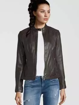 Кожаная куртка урсула 7 Eleven, коричневый