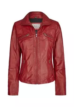 Кожаная куртка Vinca 7eleven, красный
