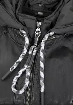 Кожаная куртка WALLMUT Gipsy by Mauritius, черный