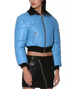 Кожаная куртка Walter Baker Laylah, синий