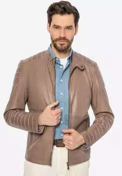 Кожаная куртка WITTCHEN, бежевый