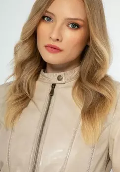 Кожаная куртка WITTCHEN, бежевый