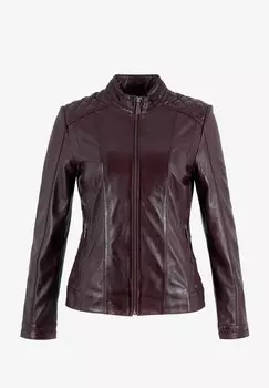 Кожаная куртка WITTCHEN, бордовый
