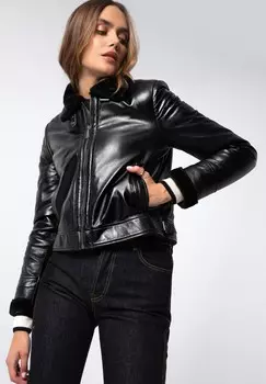 Кожаная куртка WITTCHEN, черный