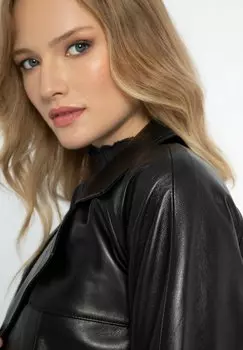 Кожаная куртка WITTCHEN, черный