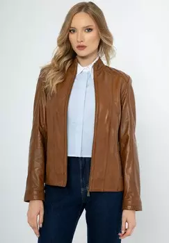 Кожаная куртка WITTCHEN, коричневый