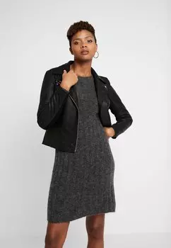 Кожаная куртка YAS, черный