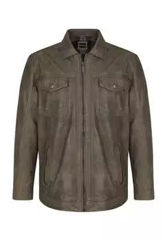 Кожаная куртка zanlite Babista, коричневый