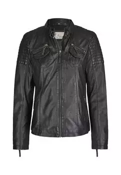 Кожаная куртка Зиза 7eleven, черный