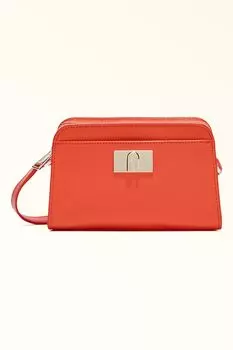 Кожаная маленькая сумка 1927 года Furla, красный