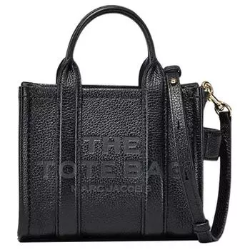Кожаная микро-сумка-тоут MARC JACOBS
