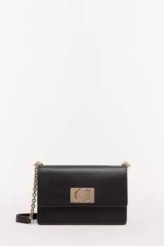 Кожаная мини-сумка через плечо 1927 г Furla, черный