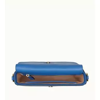 Кожаная мини-сумка через плечо Tod's, синий