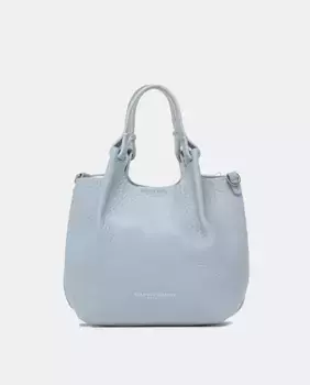 Кожаная мини-сумка Dua с дополнительной ручкой Gianni Chiarini, светло-голубой