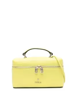 Кожаная мини-сумка Furla Camelia, желтый