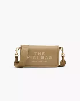 Кожаная мини-сумка Marc Jacobs, коричневый